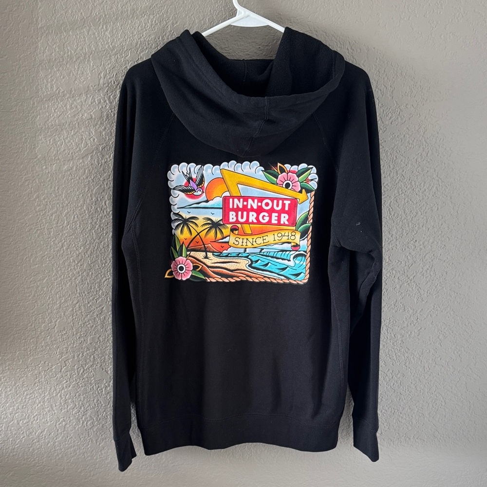 In-N-Out Burger Black Hoodie - Picture 2 of 3